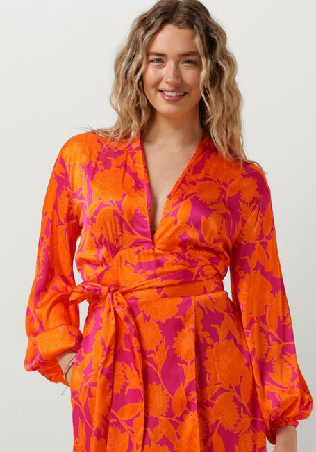 Orangene JANICE Maxikleid NOAH - large
