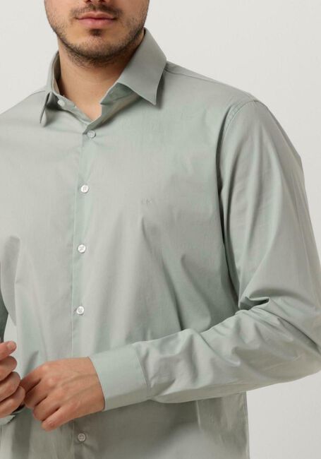 Minze CALVIN KLEIN Klassisches Oberhemd POPLIN STRETCH SLIM SHIRT - large