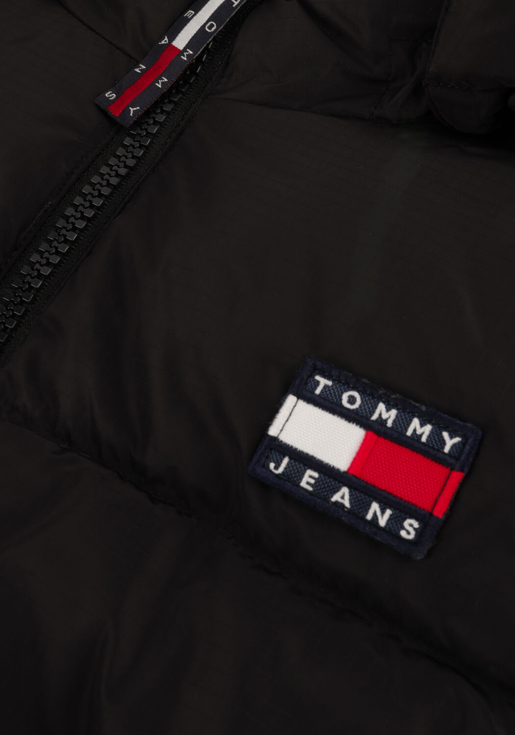 Schwarze TOMMY JEANS Wattierte Jack TJM ALASKA PUFFER - large
