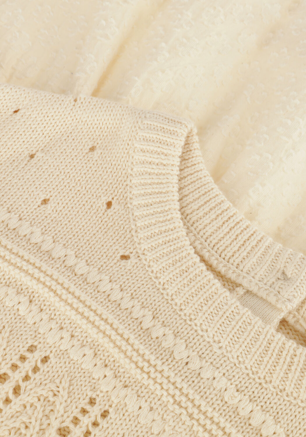 Ecru BAJE STUDIO Minikleid ESTELA - large