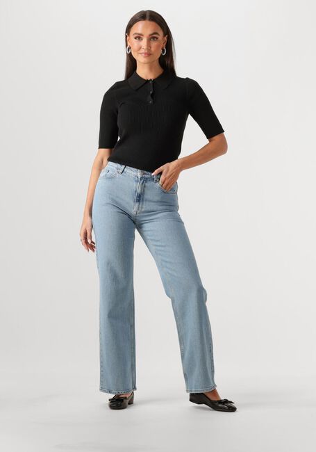 Hellblau SELECTED FEMME Wide jeans SLFALICE-N HW WIDE LON - large