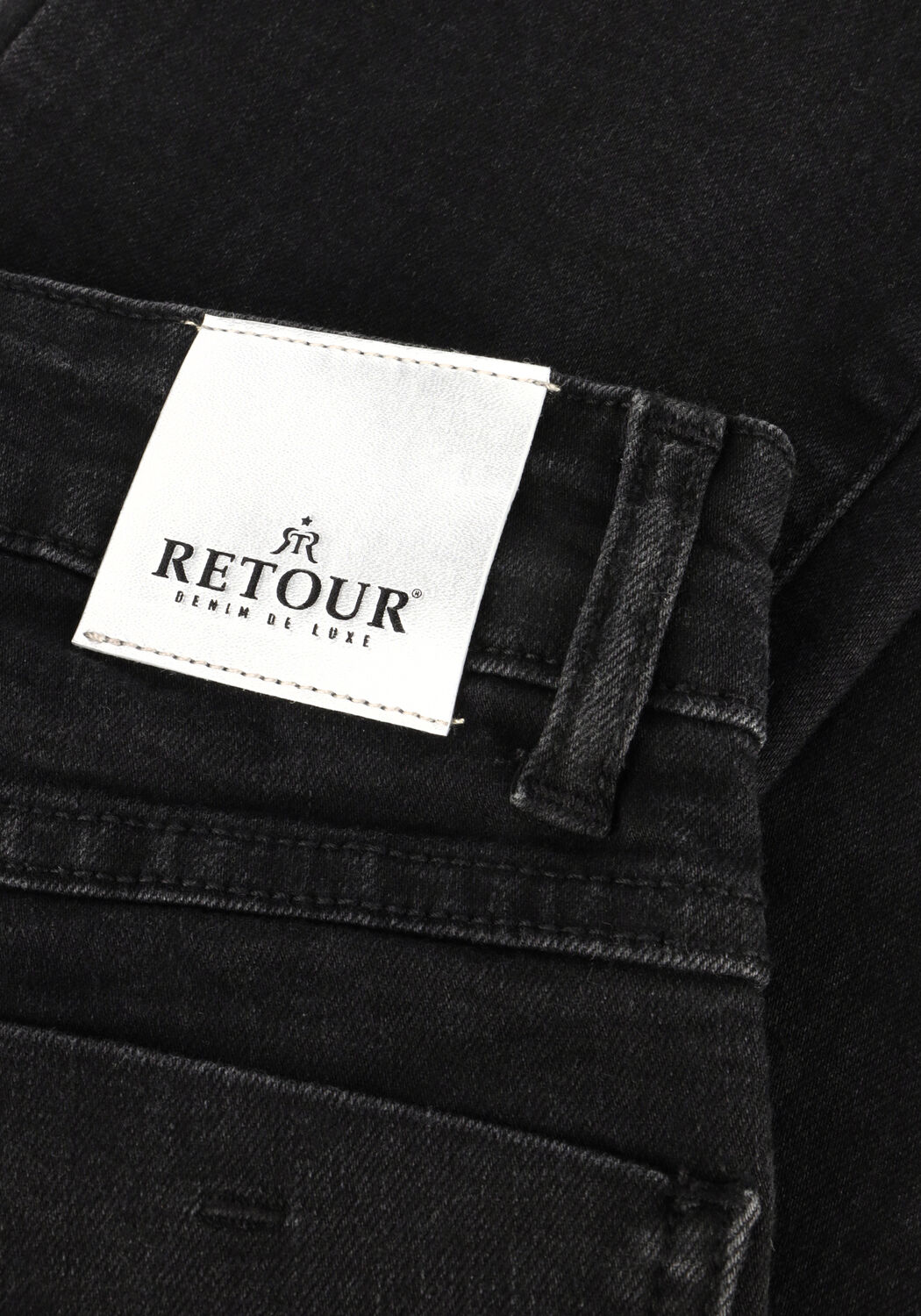 Schwarze RETOUR Flared jeans MIKKIE - large