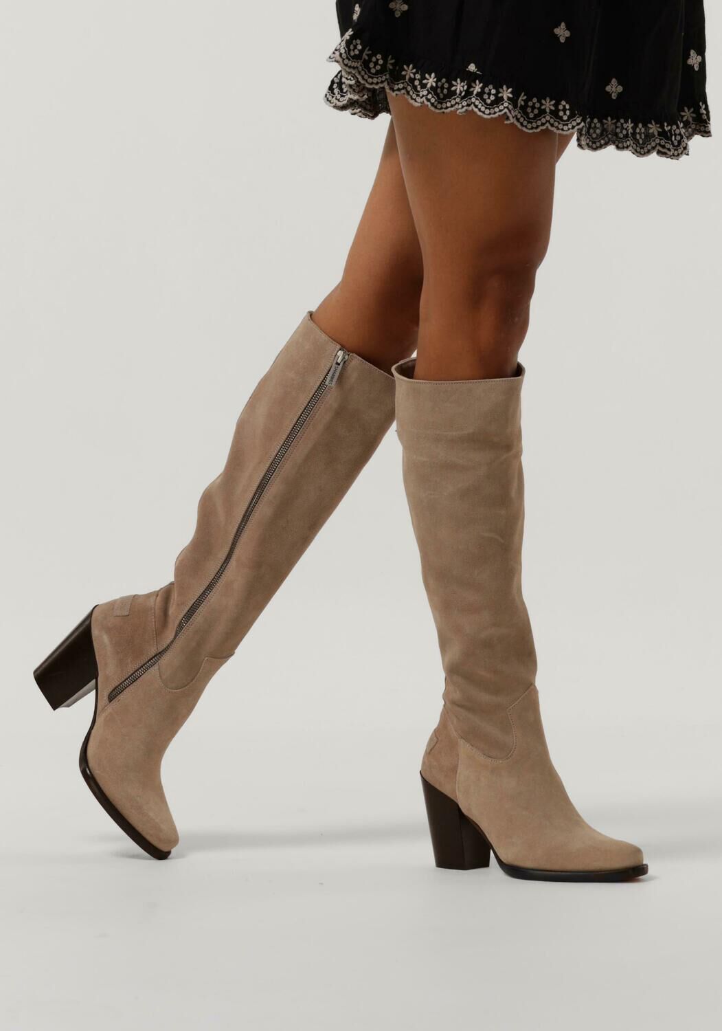 Beige SHABBIES Hohe Stiefel 193020143 - large