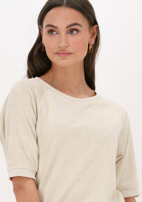 Beige BY-BAR Top NEVA SLUB TOP - large