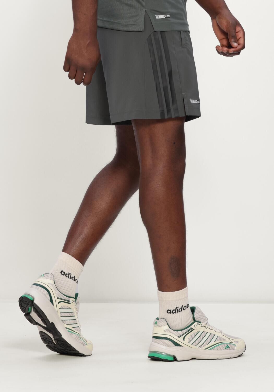 Dunkelgrau ADIDAS Sportshorts TECHESS 3S SHORT - large