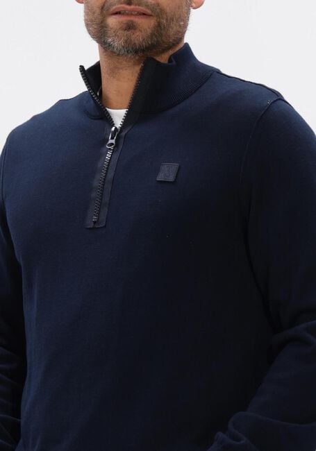 Dunkelblau BUTCHER OF BLUE Pullover CLIFDEN CO HALF ZIP - large