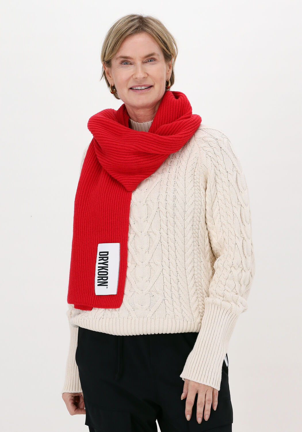 Rote DRYKORN Schal CRONICA