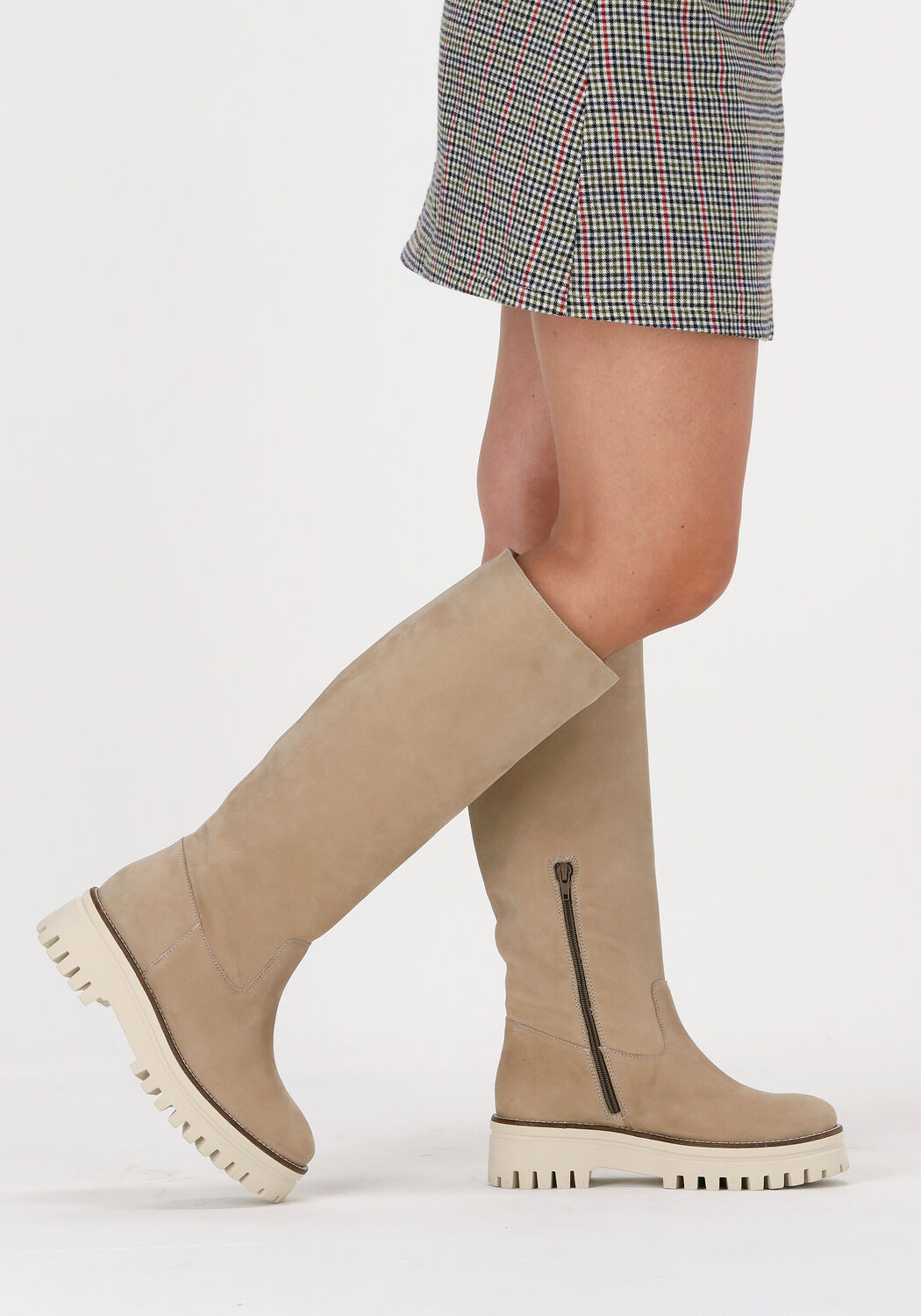 Beige NOTRE-V Hohe Stiefel 9032 - large