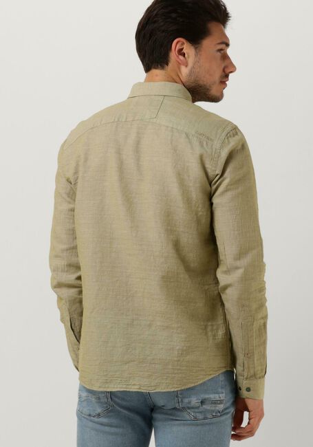 Grüne CAST IRON Casual-Oberhemd LONG SLEEVE SHIRT CO LI DOBBY - large