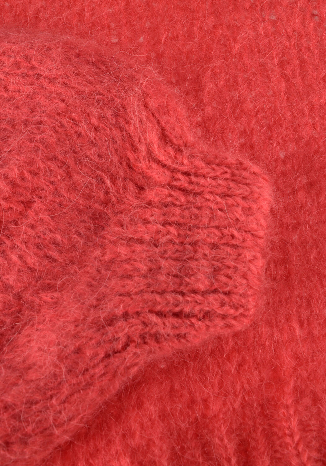 Rote AMERICAN DREAMS Rollkragenpullover PEPPER ROLL NECK CROPPED - large