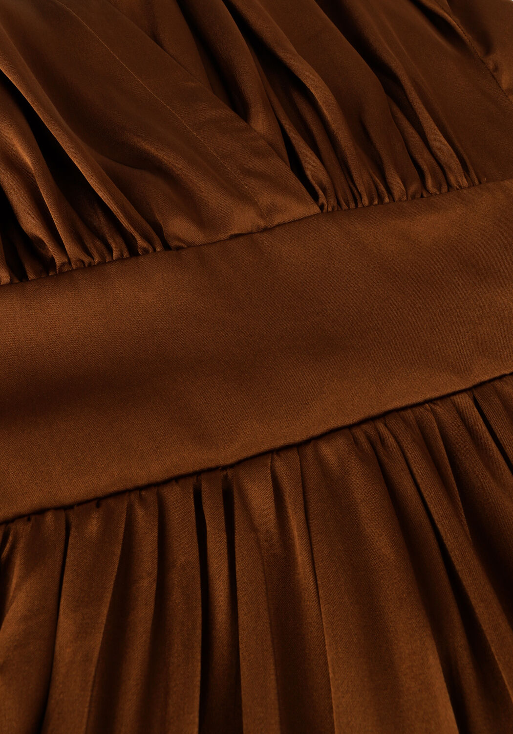 Braune SEMICOUTURE Maxikleid BLONDIE - large