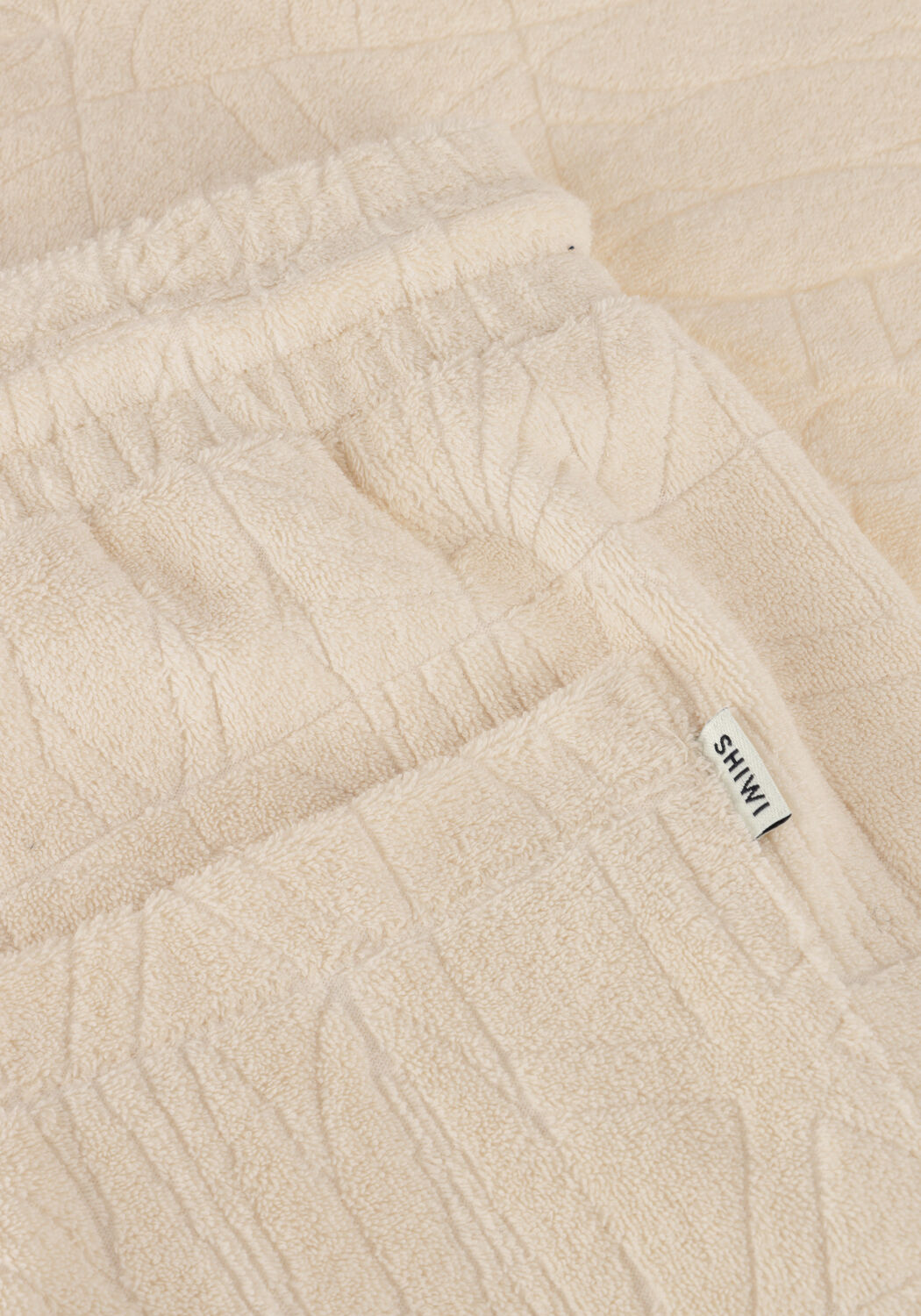 Ecru SHIWI Kurze Hose MEN TONY TOWELING SHORTS GEO SUN - large