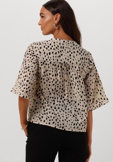 Beige MSCH COPENHAGEN Blusen MSCHANGELINA SHIRT AOP - large