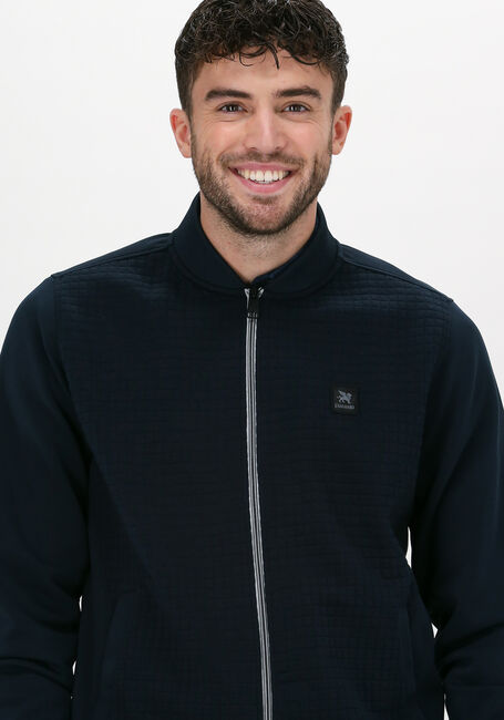 Dunkelblau VANGUARD Jack ZIP JACKET MIXED MATERIAL - large