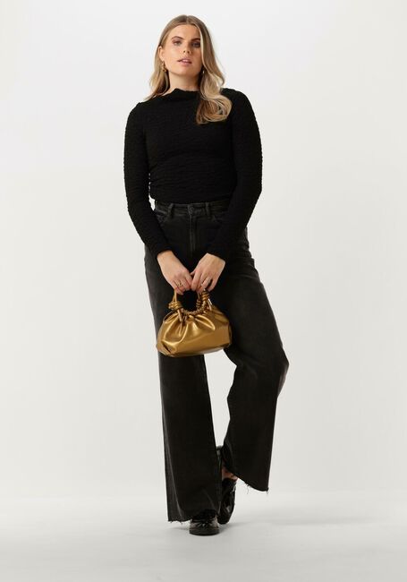 Schwarze SELECTED FEMME Tops & T-shirts SLFSIMI LS O-NECK TOP - large