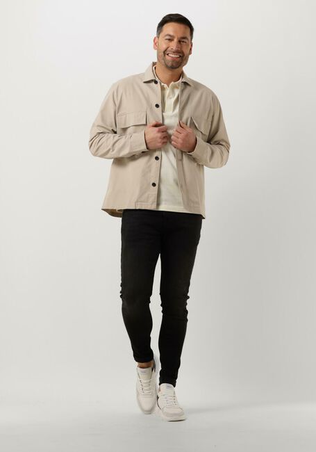 Beige CALVIN KLEIN Overshirt COTTON NYLON OVERSHIRT - large