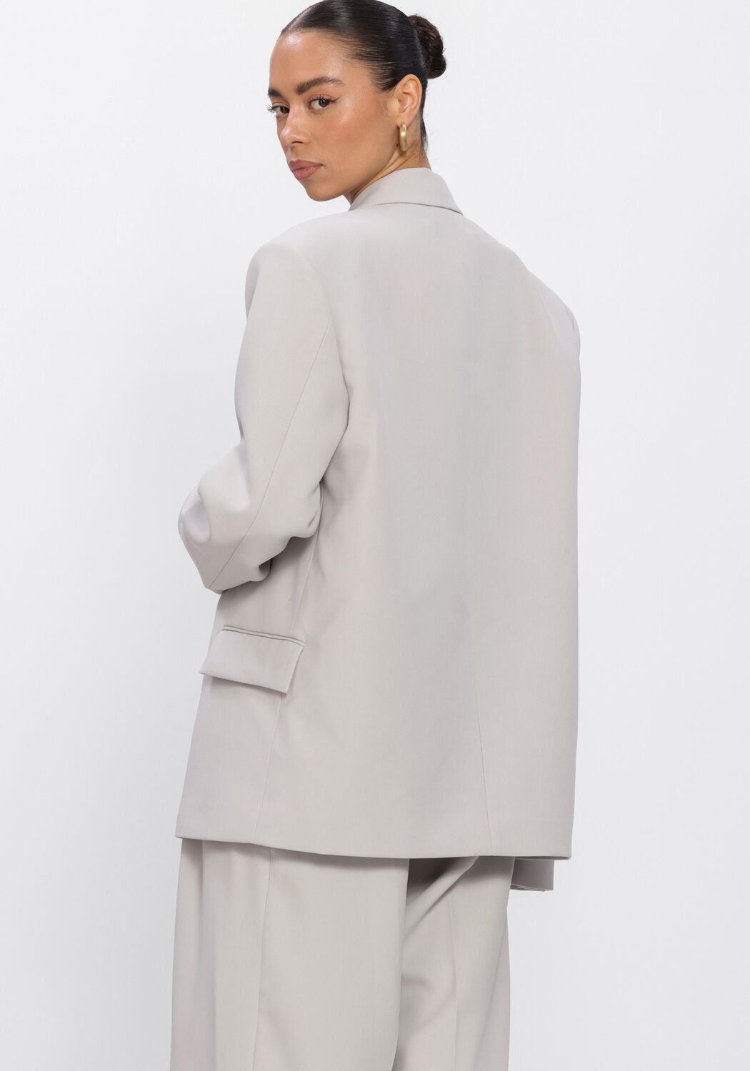 Hellgrau OMODA ATELIER Blazer X MODEROSA - ARDENT - large