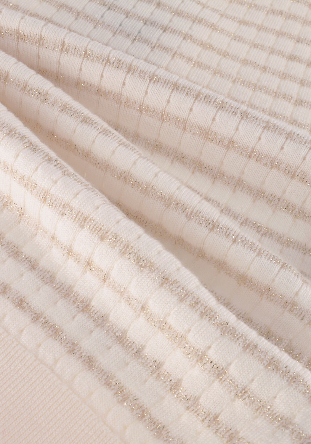 Ecru VANILIA Tops & T-shirts LUREX CREWNECK - large