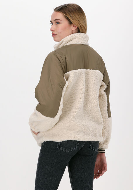 Grüne CO'COUTURE Teddy-Jacke TEDDY FLEECE JACKET - large