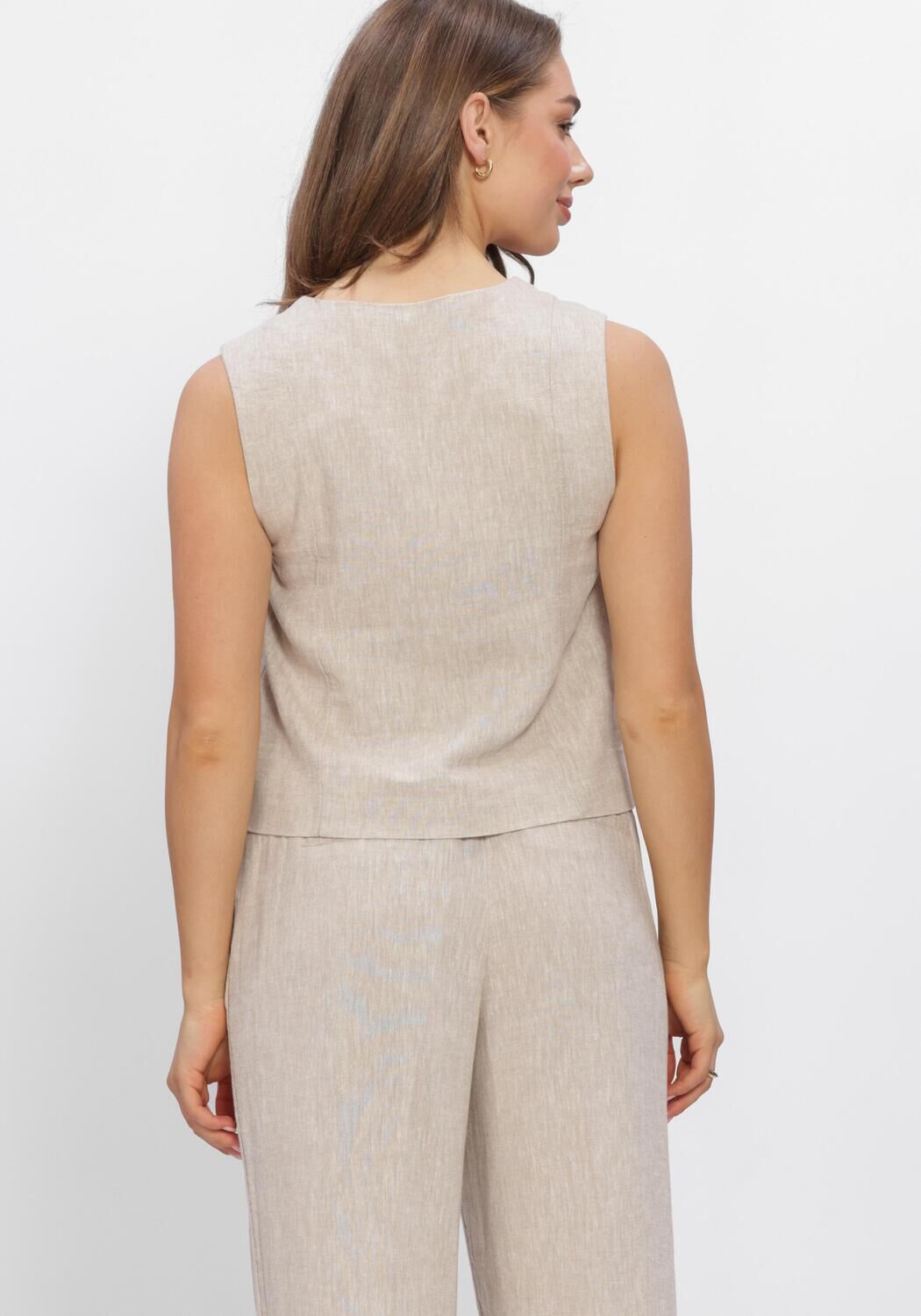 Sand MSCH COPENHAGEN Jacken MSCHVIANA GINIA V NECK WAISTCOAT - large