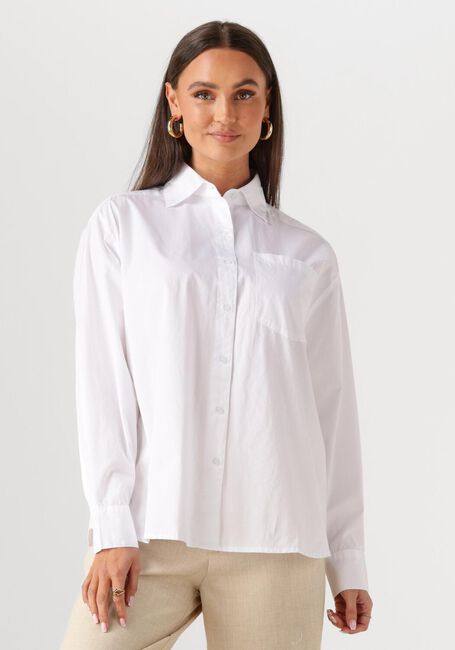 Weiße NEO NOIR Blusen DALMA C POPLIN SHIRT - large