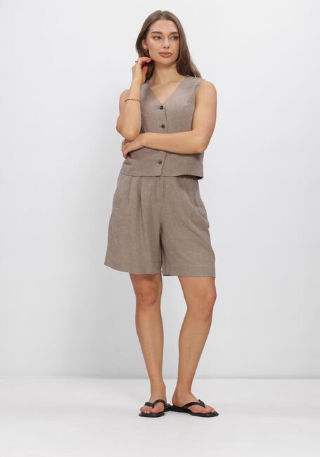 Hellgrau MSCH COPENHAGEN Hosen MSCHVIANA GINIA HW SHORTS - large