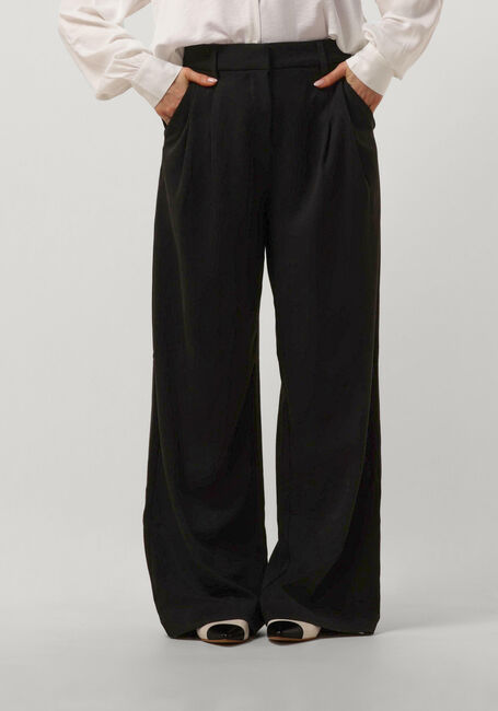 Schwarze MSCH COPENHAGEN Hose MSCHHENRIKA HW PANTS - large