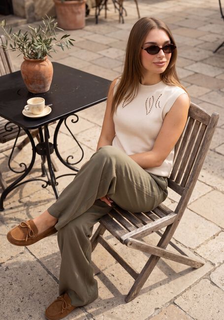 Olive Y.A.S. Hosen YASNARA HW PANT S. - large
