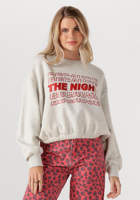 Graue BY-BAR Sweatshirt BODIL NIGHTS SWEATER - large