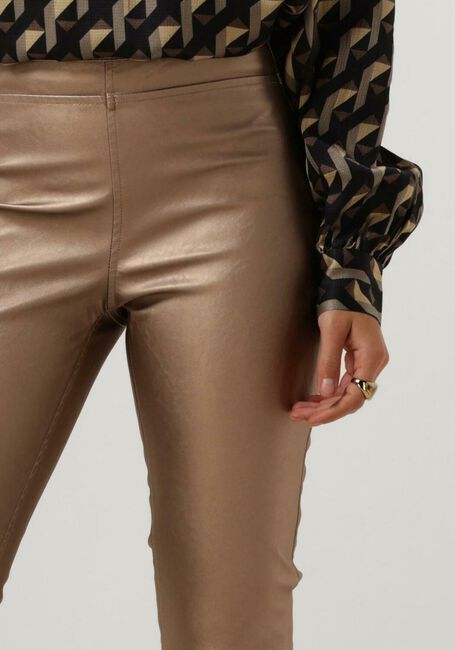 Bronzefarbene KNIT-TED Legging AMBER PANT - large