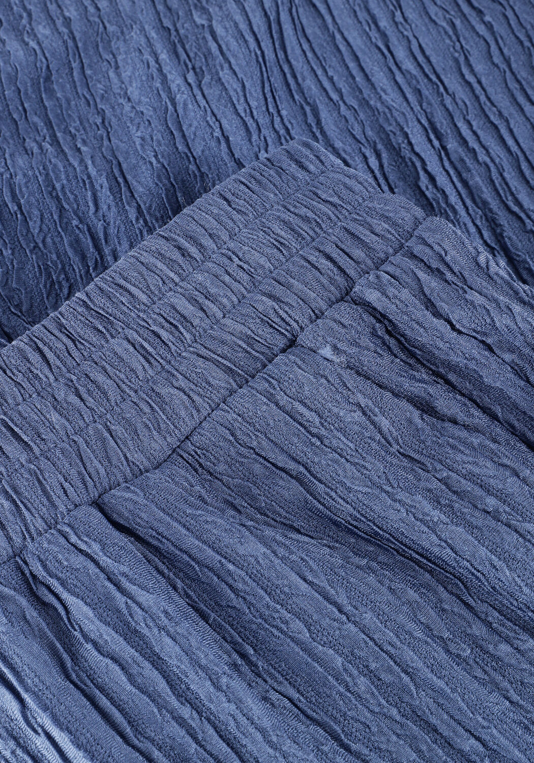 Blaue COLOURFUL REBEL Weite Hose MELODY STRUCTURE STRAIGHT PANTS - large