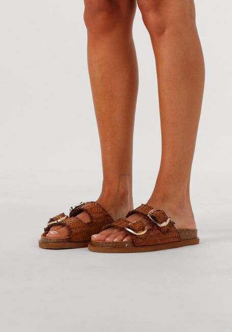 Cognacfarbene NOTRE-V Pantolette AS-14231 - large