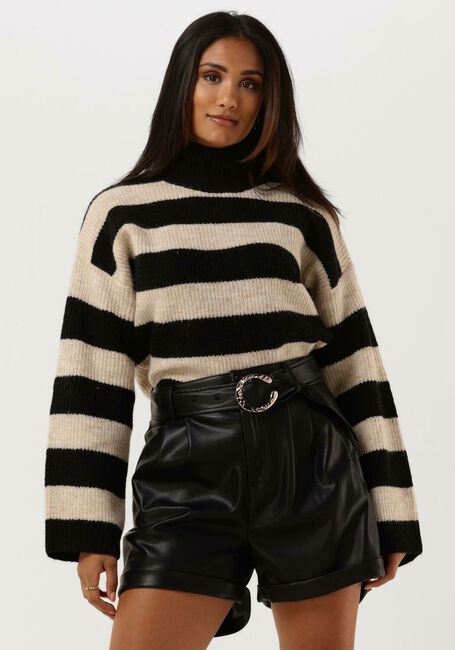 Beige OBJECT Rollkragenpullover MINNA L/S KNIT PULLOVER - large