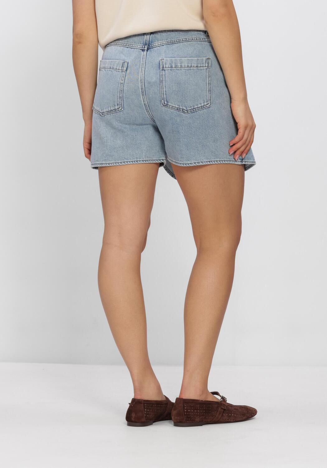 Hellblau CO'COUTURE Kurze Hosen ASJACC WRAP DENIM SKORT - large