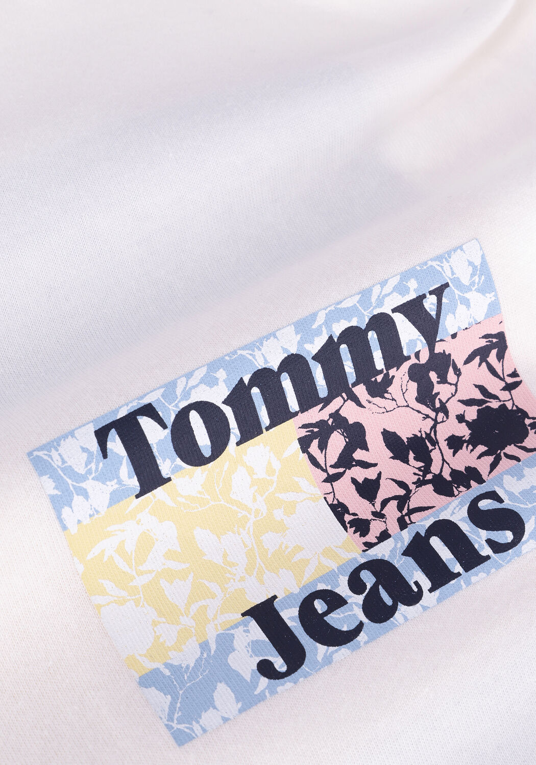 Nicht-gerade weiss TOMMY JEANS T-shirt TJM FLORAL FLAG TEE - large