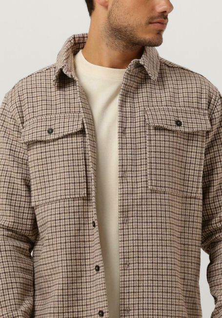 Braune PUREWHITE Overshirt HERITAGE PATTERN OVERSHIRT WITH TWO CHEST POCKETS - large