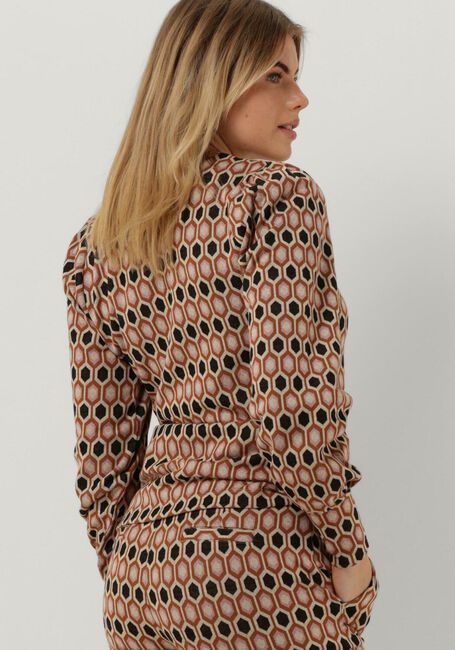 Mehrfarbige/Bunte SUMMUM Pullover TOP HONEYCOMB JACQUARD - large