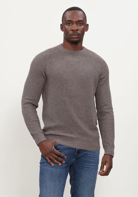 Taupe GENTILUOMO Pullover ROUND LS - large