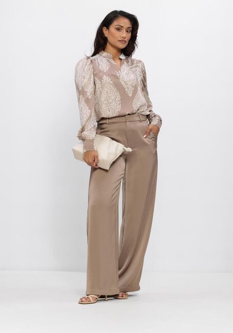 Taupe NEO NOIR Blusen ROSSLYN PAISLEY DROP BLOUSE - large