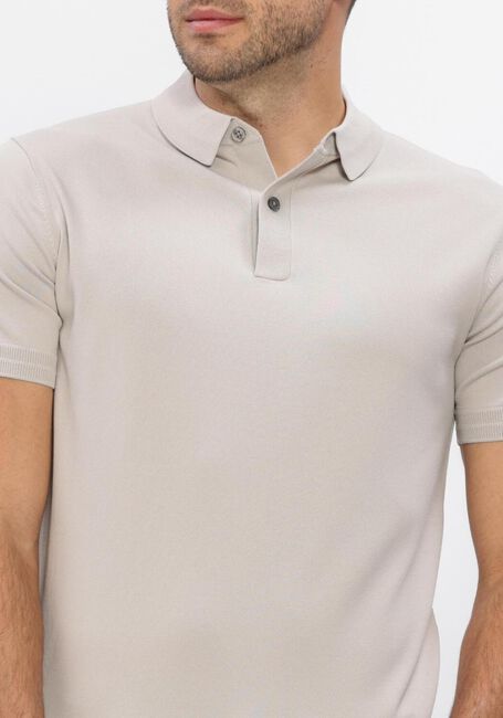 Beige GENTI Polo-Shirt POLO 2 BUTTON SS 1260 - large