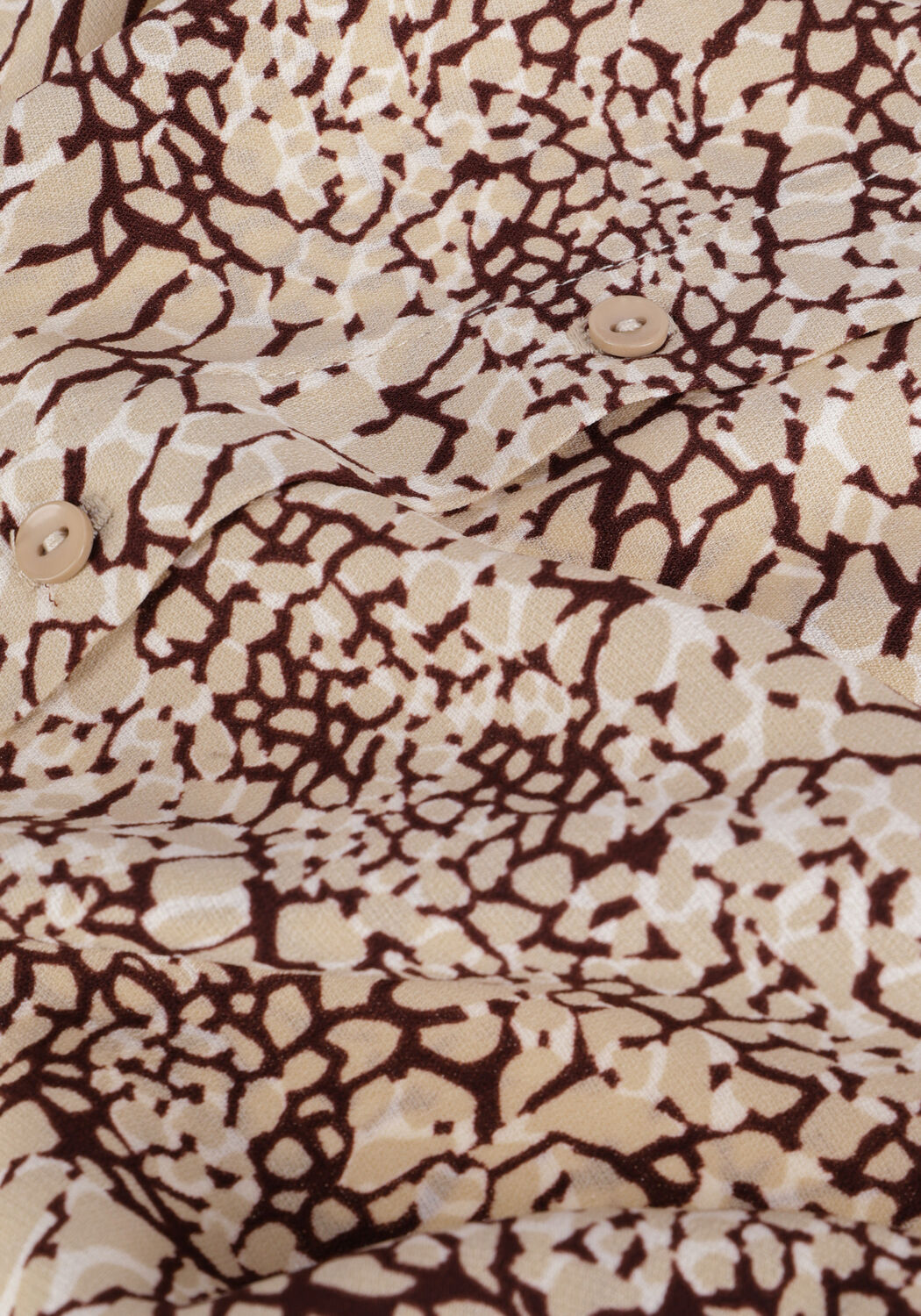 Braune ANOTHER LABEL Blusen LAUREL SHIRT S/S - large