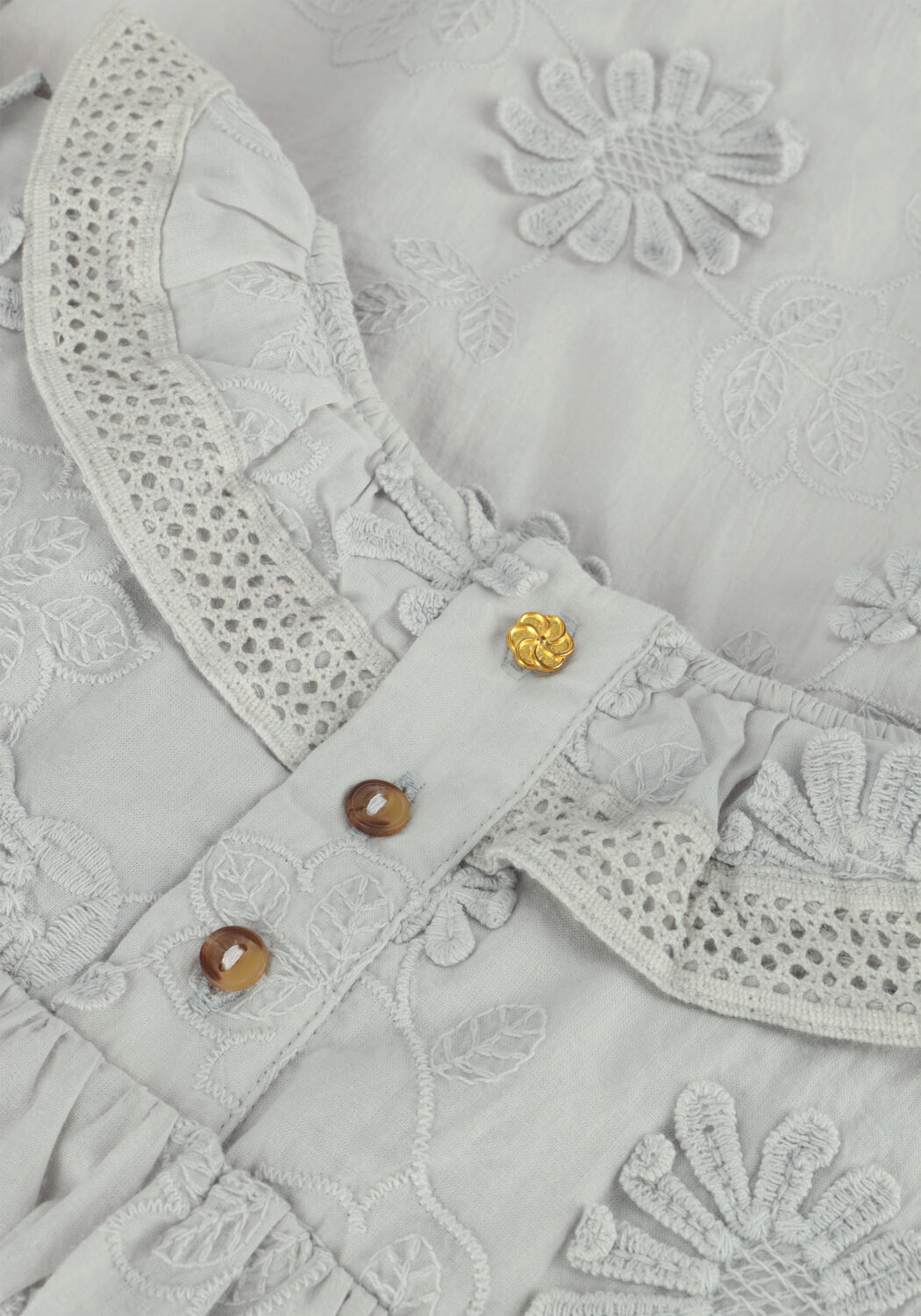 Hellgrau BAJE STUDIO Minikleid LOUSA - large