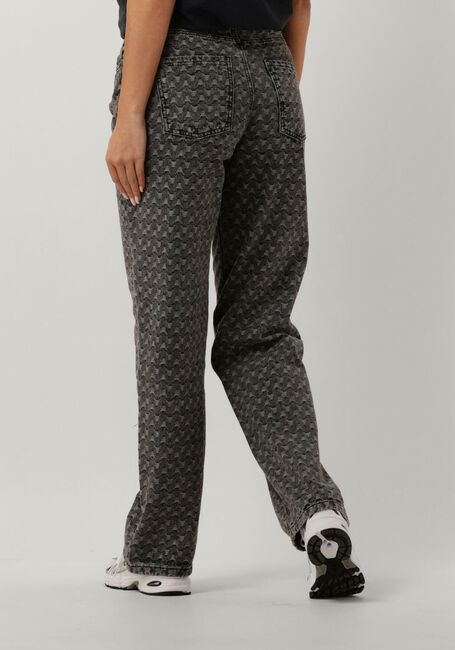 Dunkelgrau ALIX THE LABEL Wide jeans LADIES WOVEN FANCY DENIM PANTS - large