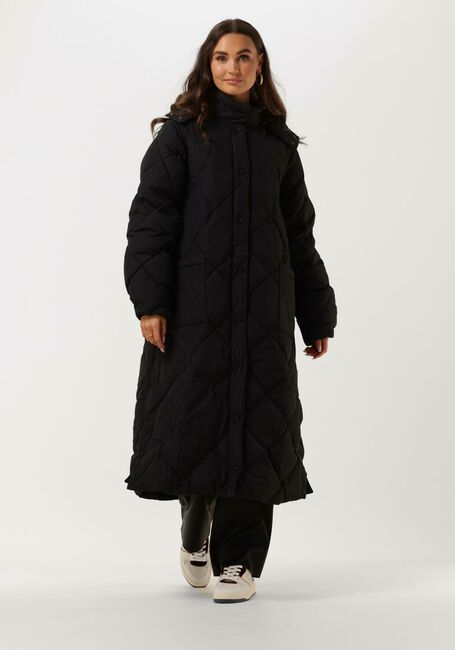 Schwarze OBJECT Wattierte Jack JALLY DOWN COAT 123 - large