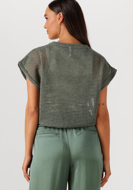 Grüne SUMMUM T-shirt OVERSIZED TOP GAUZE - large