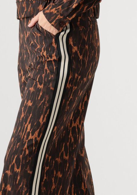 Braune STUDIO ANNELOES Weite Hose TRAINER ANIMAL TAPE TROUSERS - large