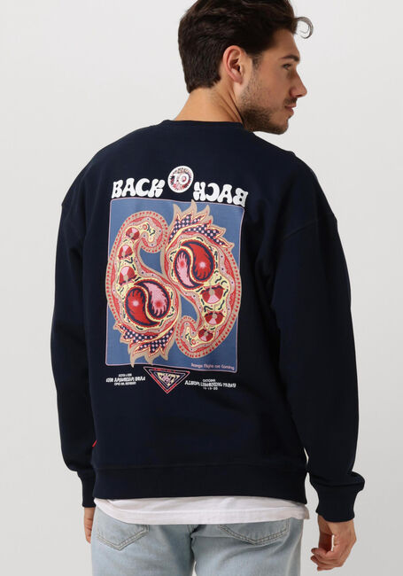 Dunkelblau SCOTCH & SODA Sweatshirt FESTIVAL AW SWEATSHIRT - large