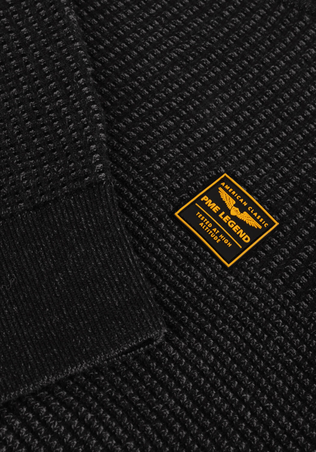 Dunkelgrau PME LEGEND Pullover CREWNECK COTTON PLATED - large