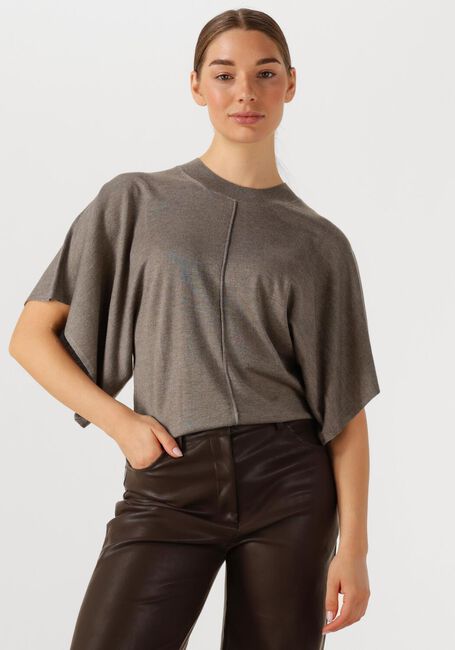 Taupe EST'SEVEN Pullover SUZETTE NOLITA - large