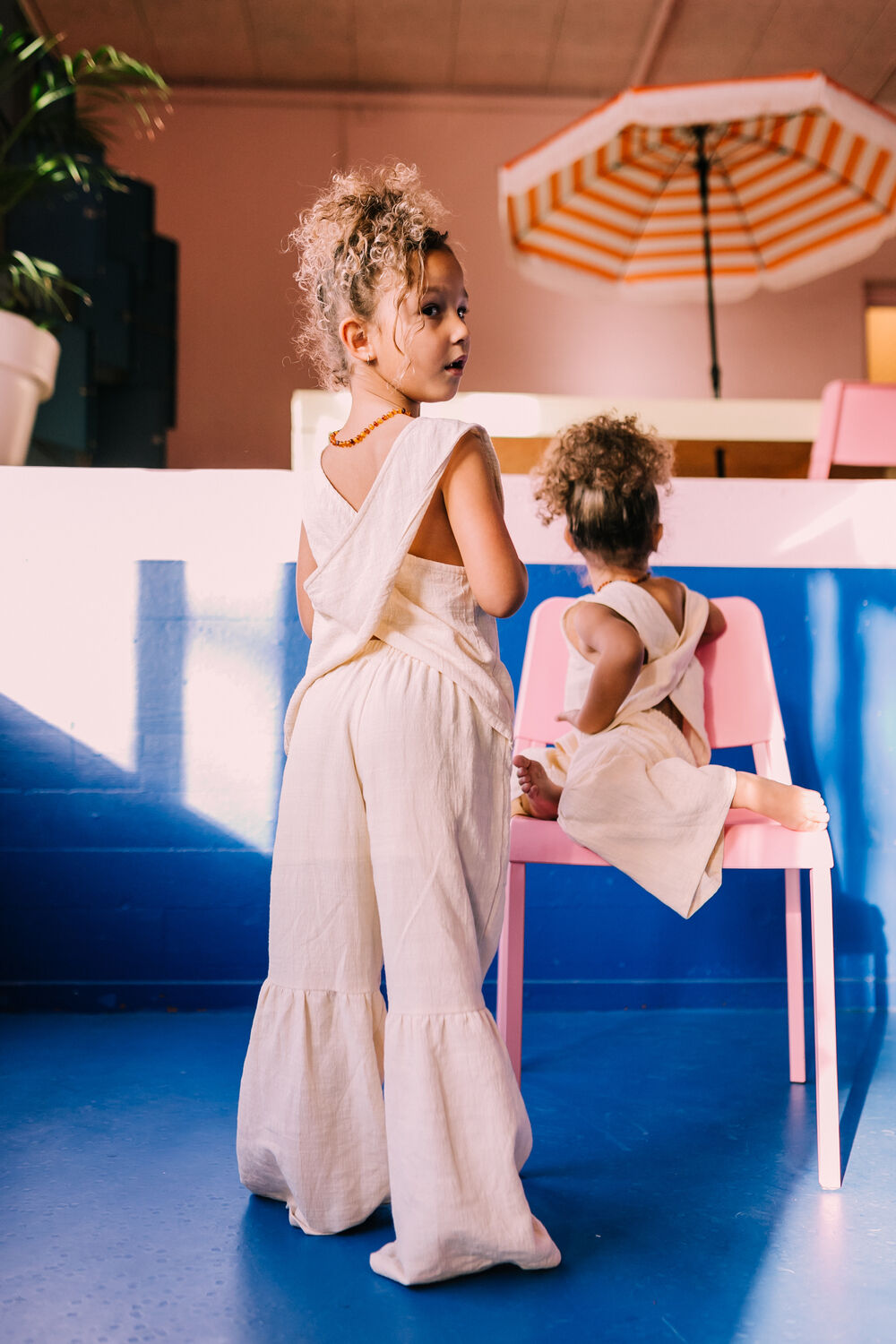 Beige JACKY SUE Top SUMMER TOP - large